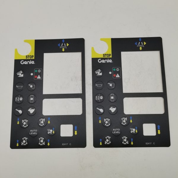 Platform Control Panel Decal 82417GT for Genie GS-2668 RT GS-3268 RT Genie Parts