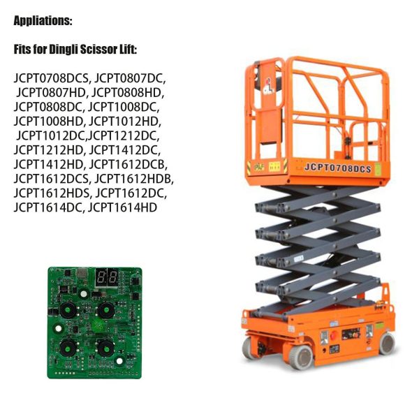 Dingli Scissor Lift Parts PCB Circuit Board 00000709 DL-00000709 For DingLi Electric Lifts Electronics Circuit Boards