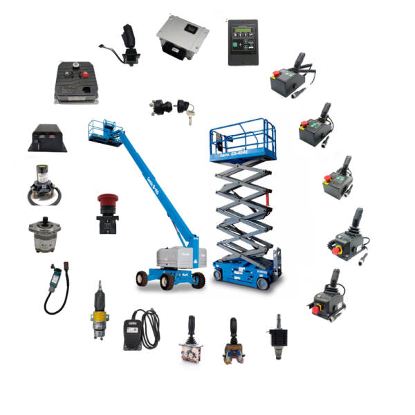 AWP Genie Lifts Parts Control Box Joystick Controller Motor Switch For Aerial Work Platform Genie Scissor Boom Lifts