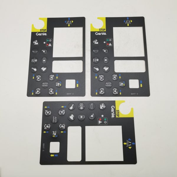 Platform Control Panel Decal 82417GT for Genie GS-2668 RT GS-3268 RT Genie Parts