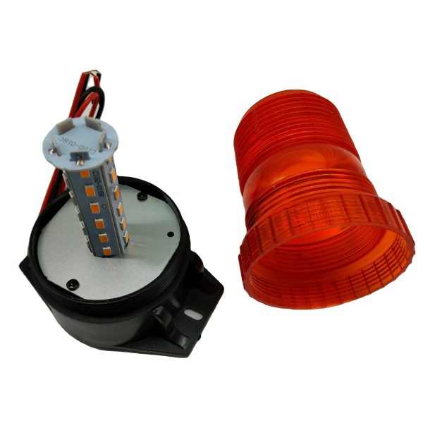 LED-018 LED Light power beacon 12-30W 6W yellow Beacon led Strobe light led strobe light amber