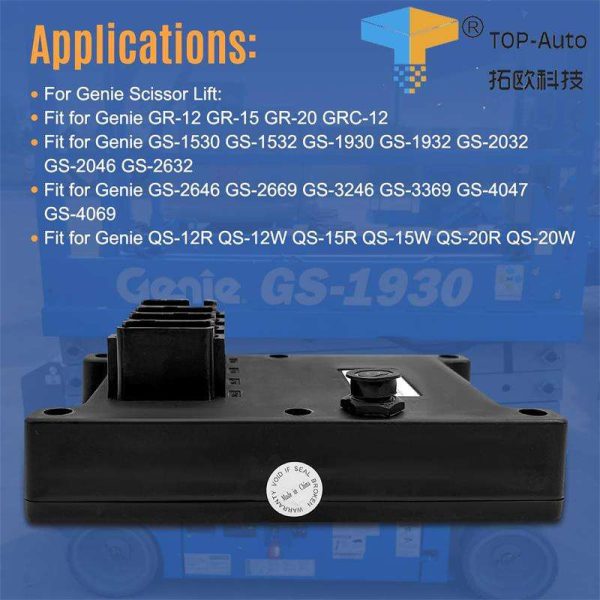 Genie ECU 1256721gt صندوق التحكم الأرضي يناسب الجني مقصية GS-1530 GS-1532 GS-1930 GS-1932 GS-2032 GS-2046