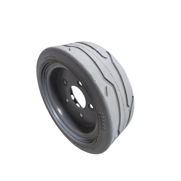 Aerial Lift Wheel scissor lift wheels 12 X 4 X 8 non-marking Skyjack Wheel part number 108022