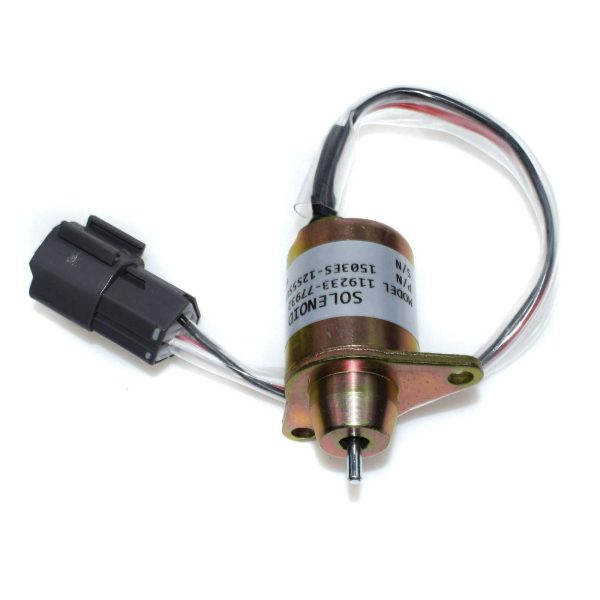 Construction Machinery Parts M810324 119233-77932 1503ES-12S5SUC12S Fuel Pump Solenoid Valve 12V Fuel Shut Off Solenoid